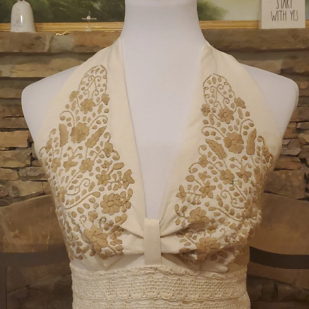 🆕Vintage Embroidered Floral dress - Picture 3 of 8